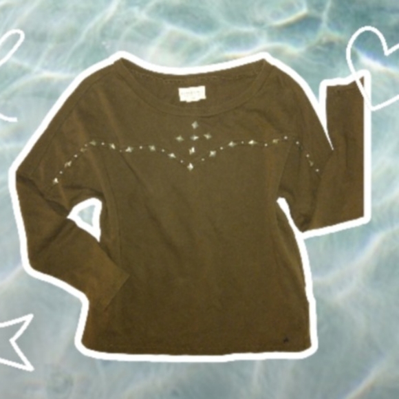 ~EUC~Women's Juniors ~DENIM & SUPPLY~RALPH LAUREN Studded Sweatshirt - Picture 16 of 16